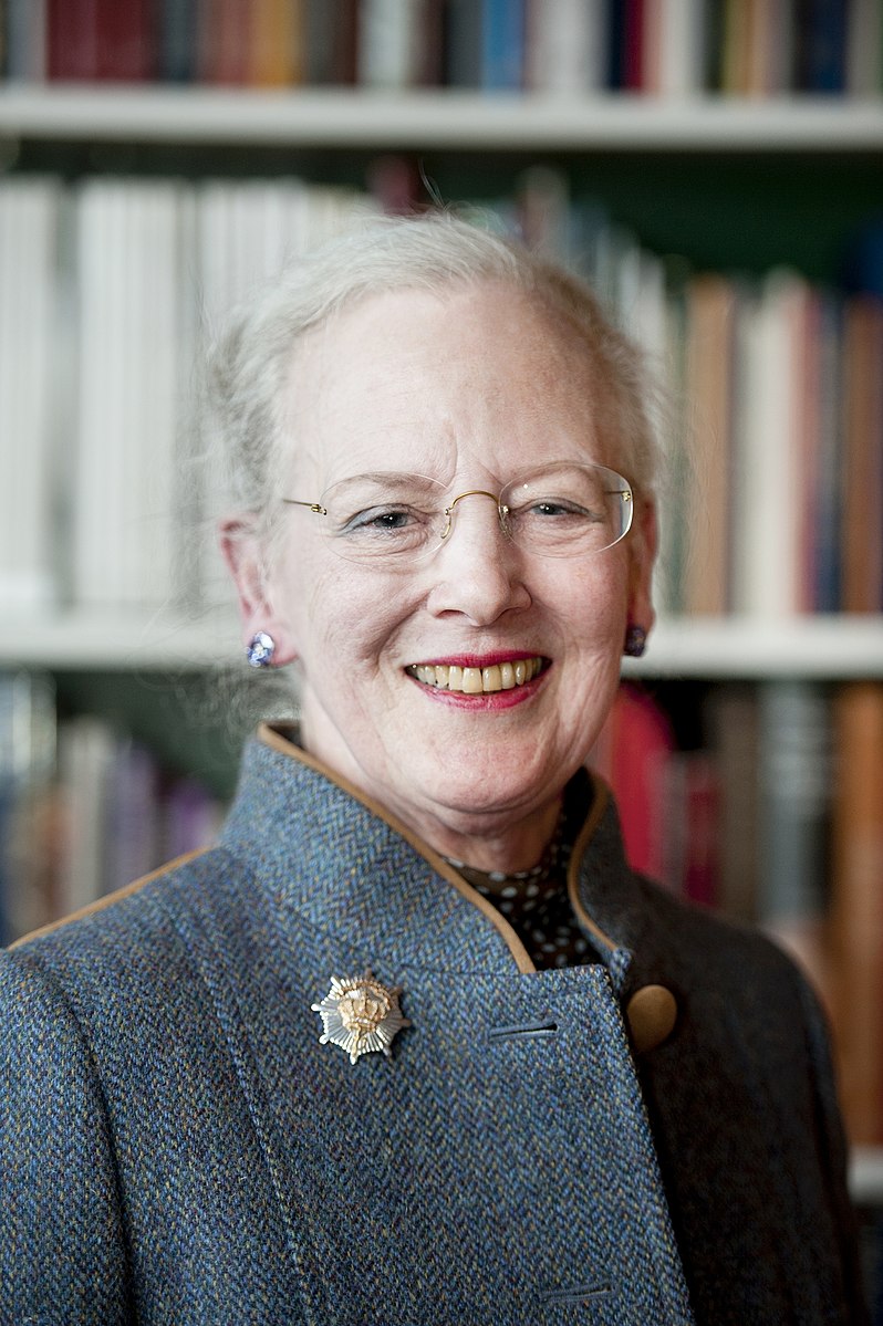 The newly-abdicated Queen Margrethe II