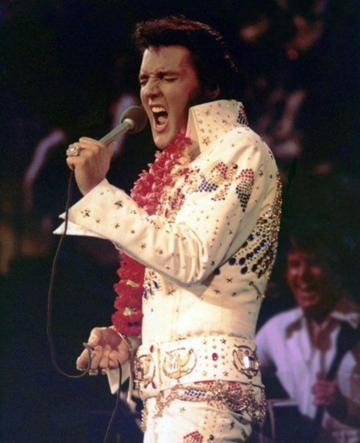 Even though Elvis Presley passed away 42 years ago, people are still making money from his stuff. 