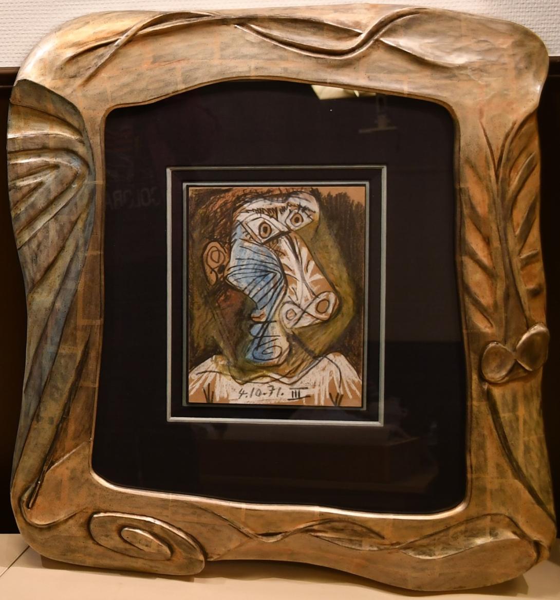The stolen Pablo Picasso painting “Tête” (1970)