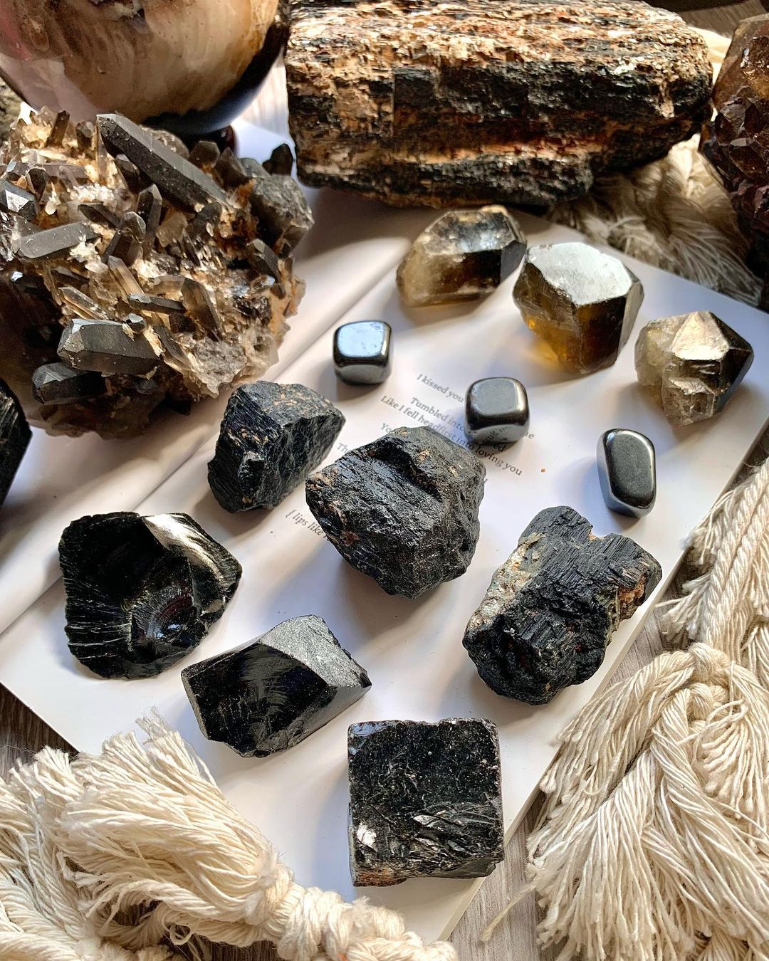 A set of essential crystals for protection