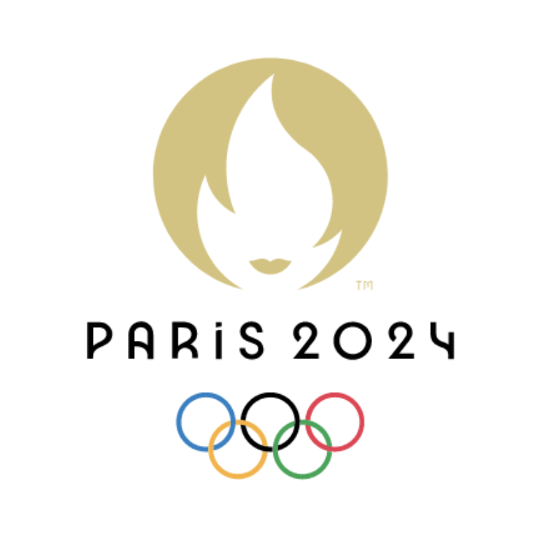 The official logo for the 2024 Olympics, which Paris will host in July