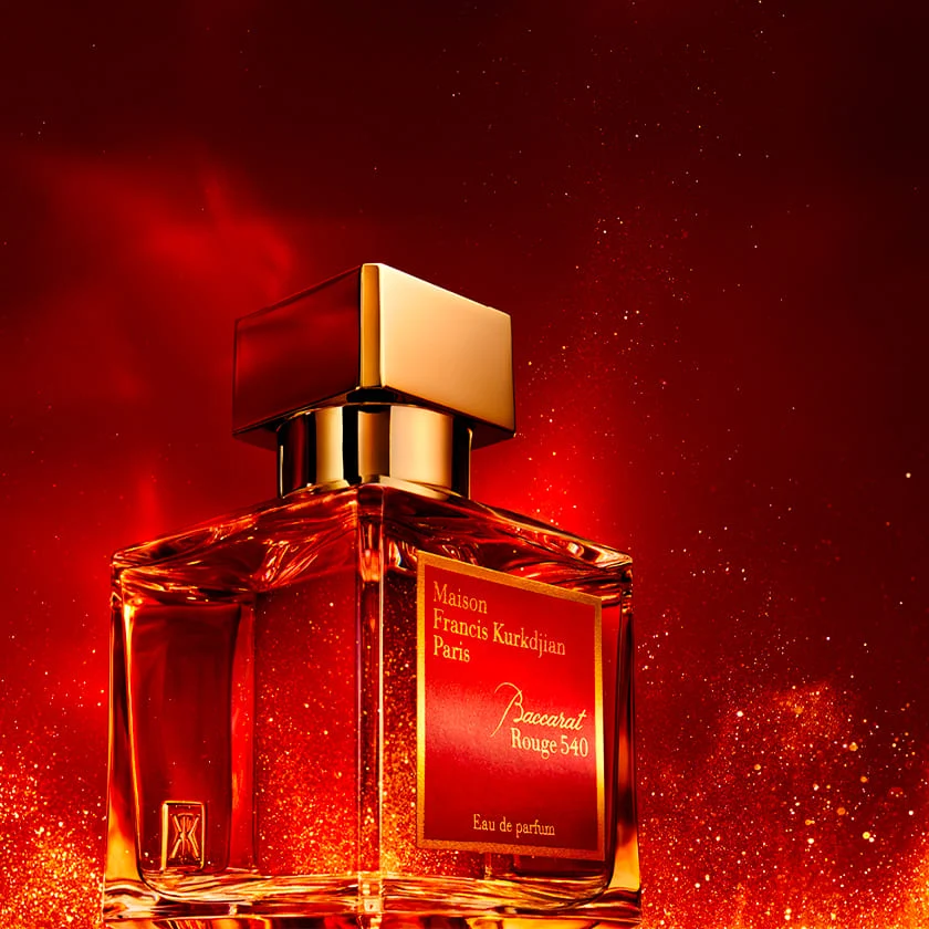 Baccarat Rouge 540 smells gourmand, floral, and woody