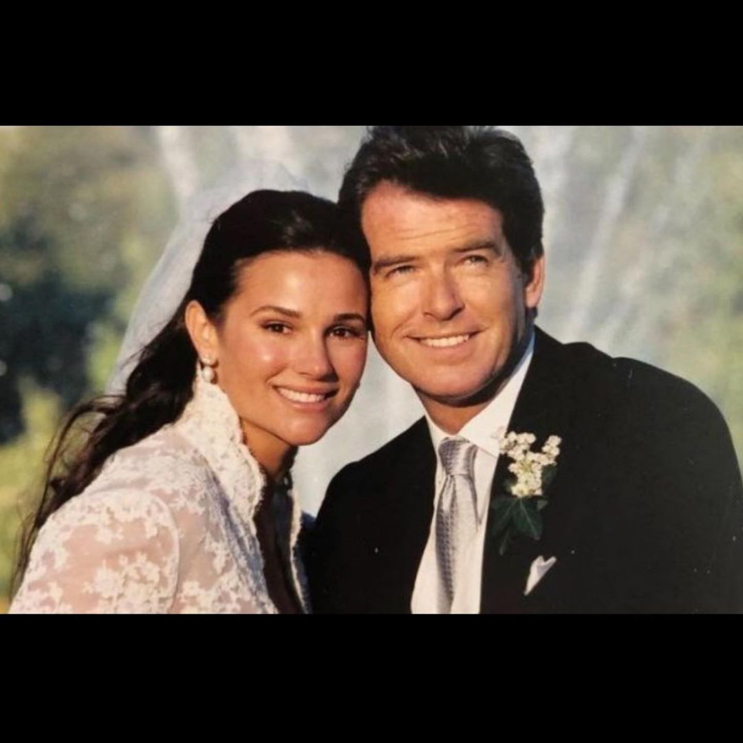 The happy couple on their wedding day in 2001