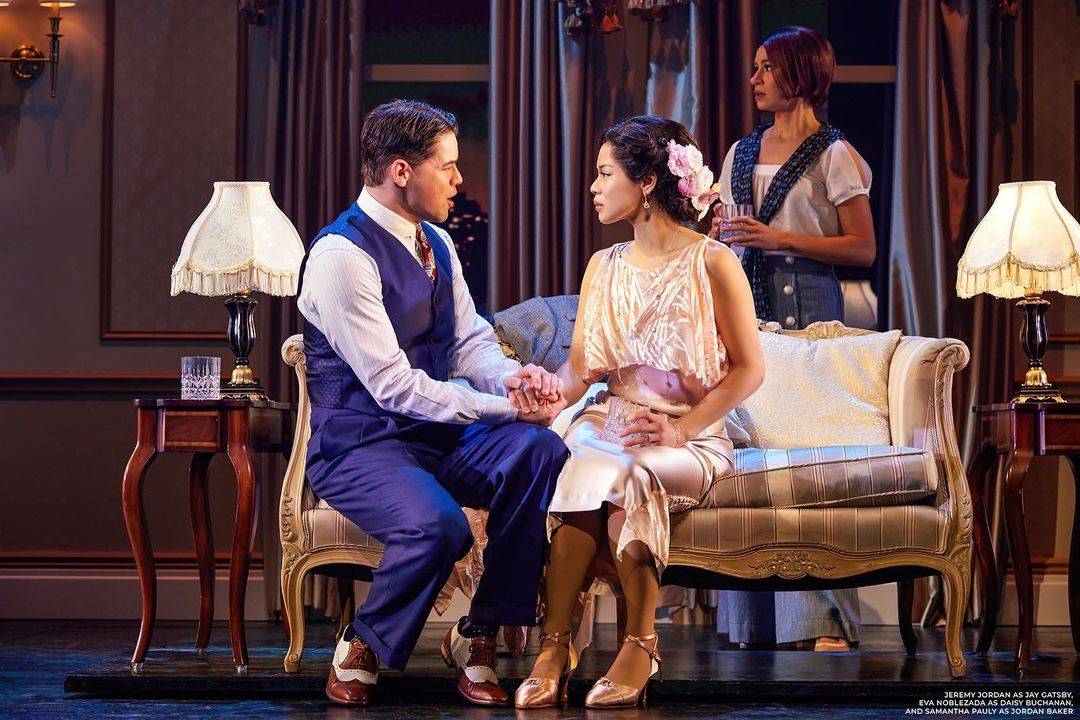 Jeremy Jordan and Eva Noblezada in "The Great Gatsby"