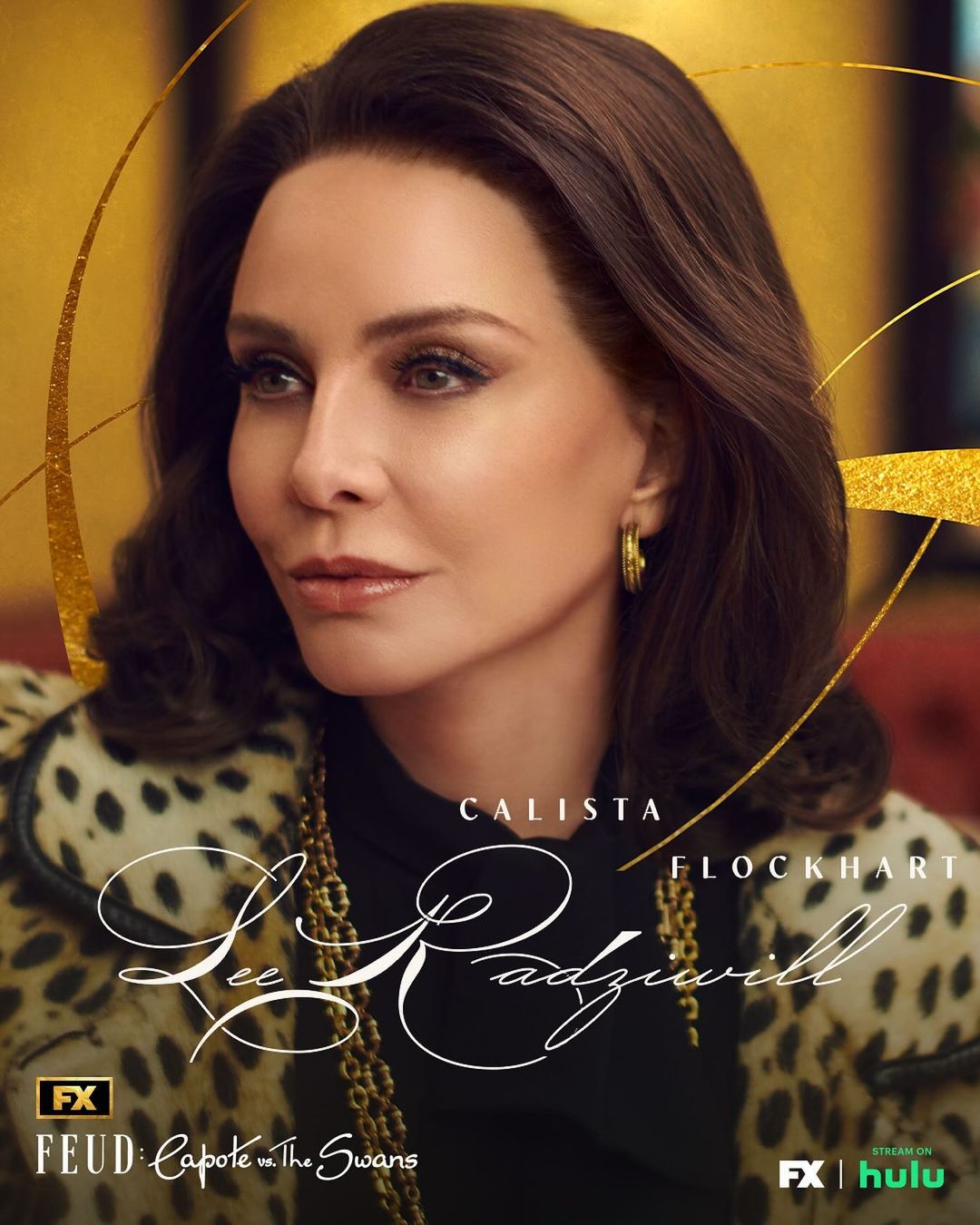 Calista Flockhart plays Lee Radziwill in "FEUD: Capote vs. The Swans"