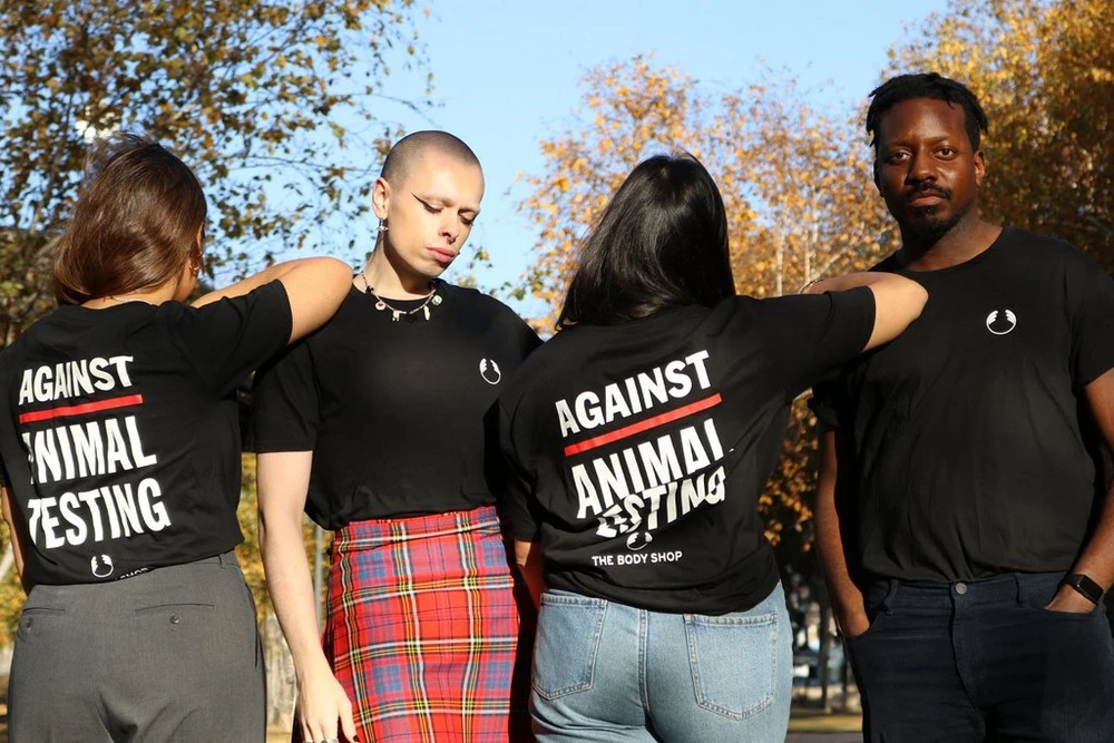 The Body Shop campaigns for ending animal testing