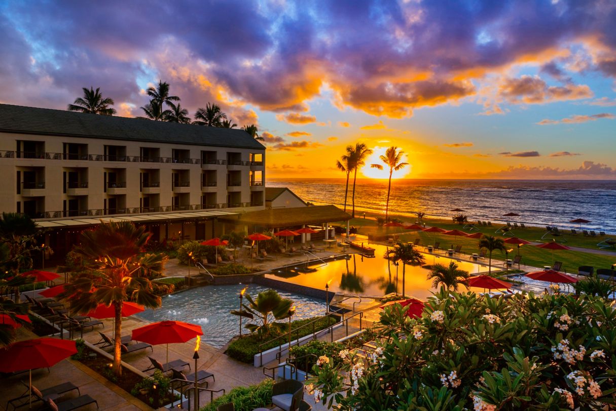 Sheraton Kauai Coconut Beach Resort, one of the most romantic getaways in Hawaii.