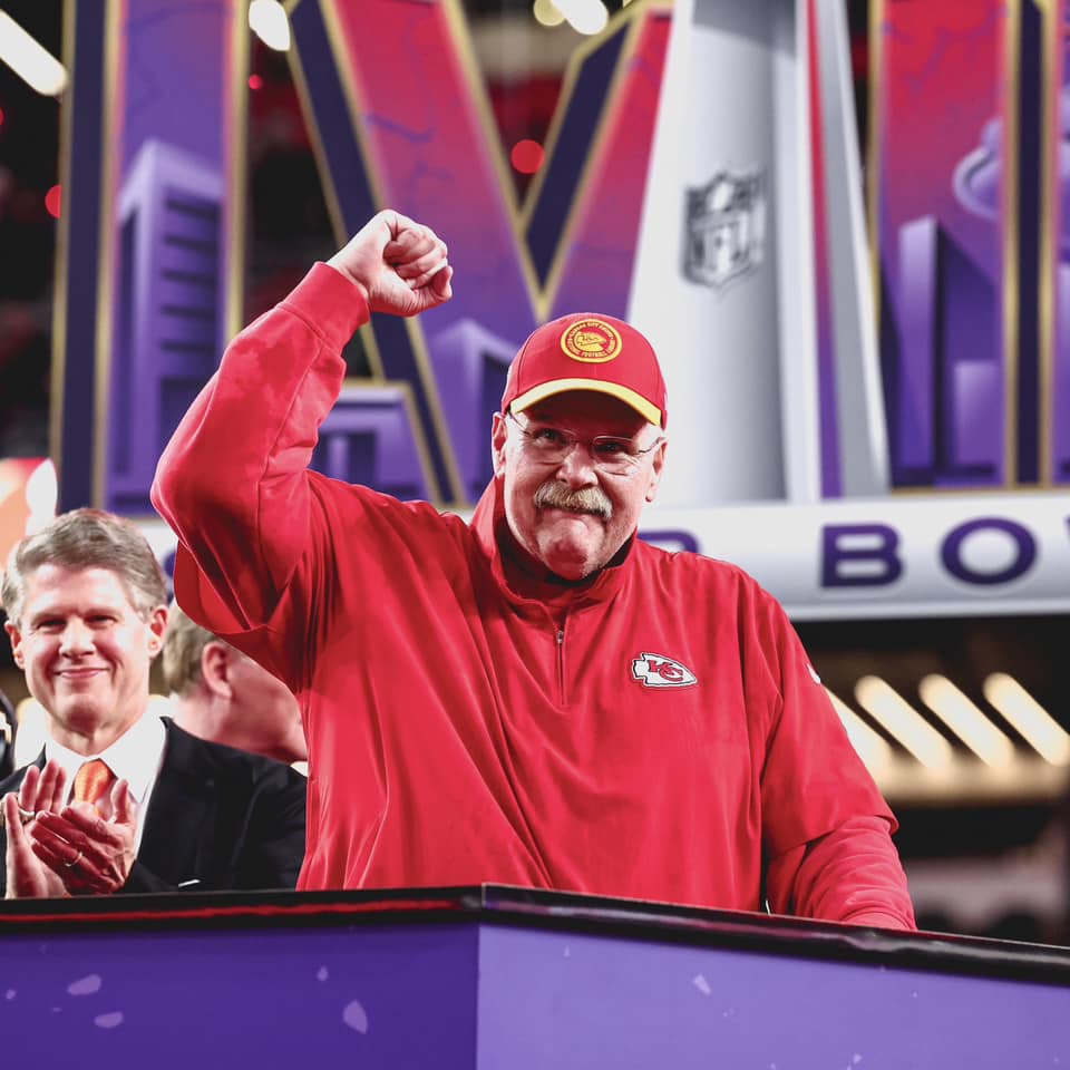 A proud Coach Andy Reid after the Chiefs’ win