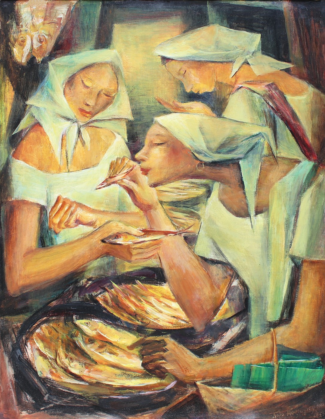"Tinapa Vendors" by Anita Magsaysay-Ho
