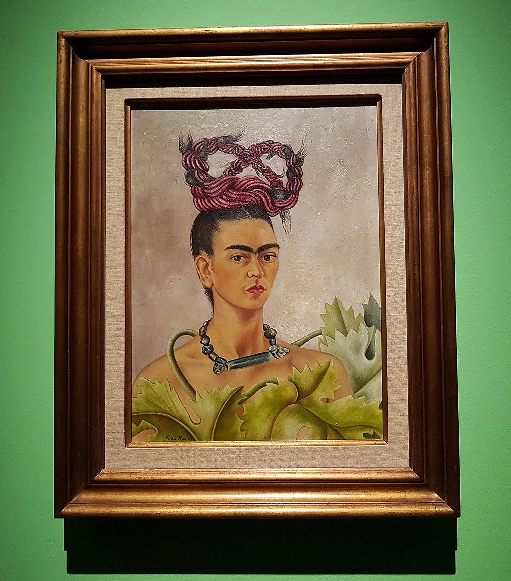 "Self Portrait with Braid" by Frida Kahlo
