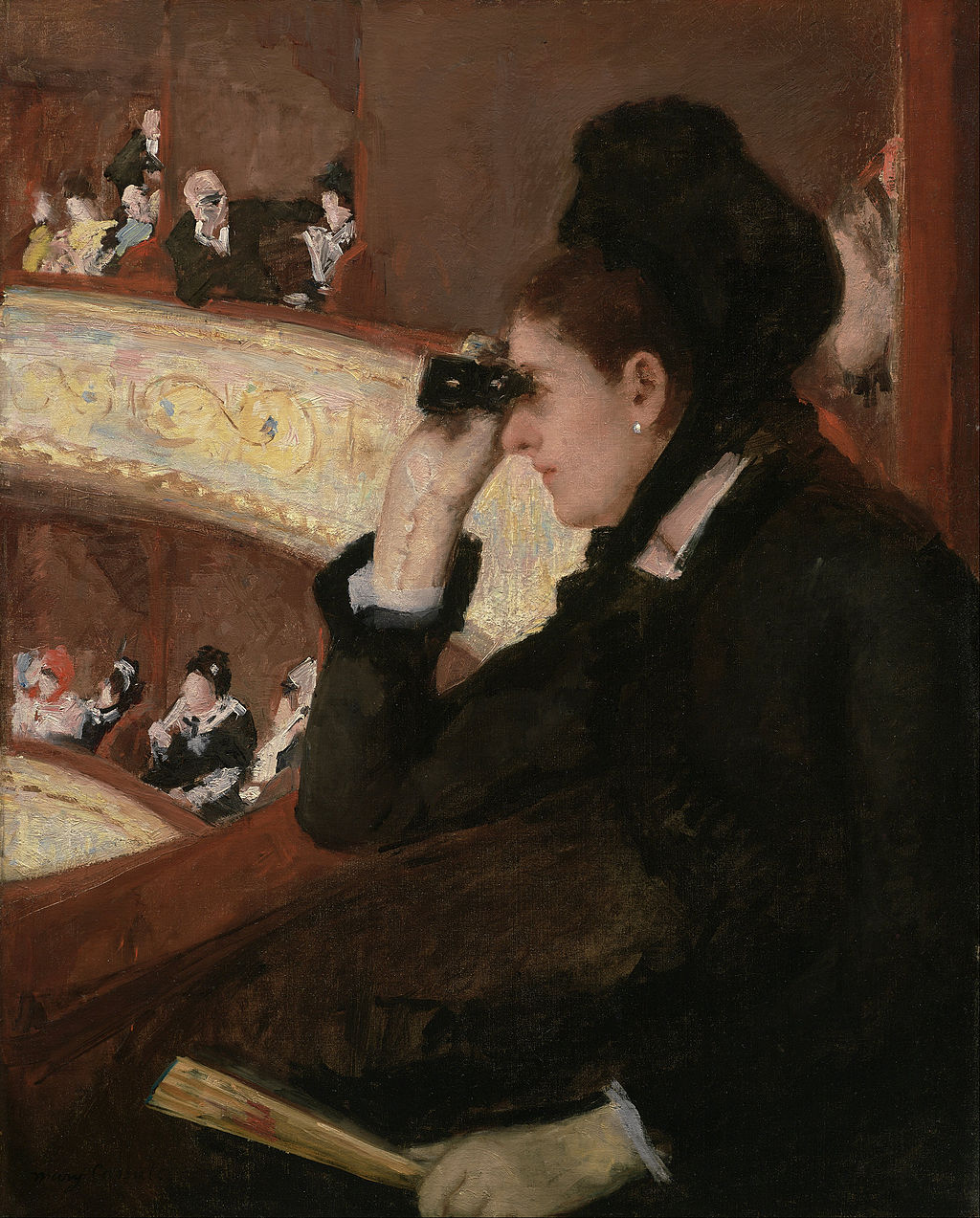 "In the Loge" by Mary Cassatt | Image via Wikimedia Commons