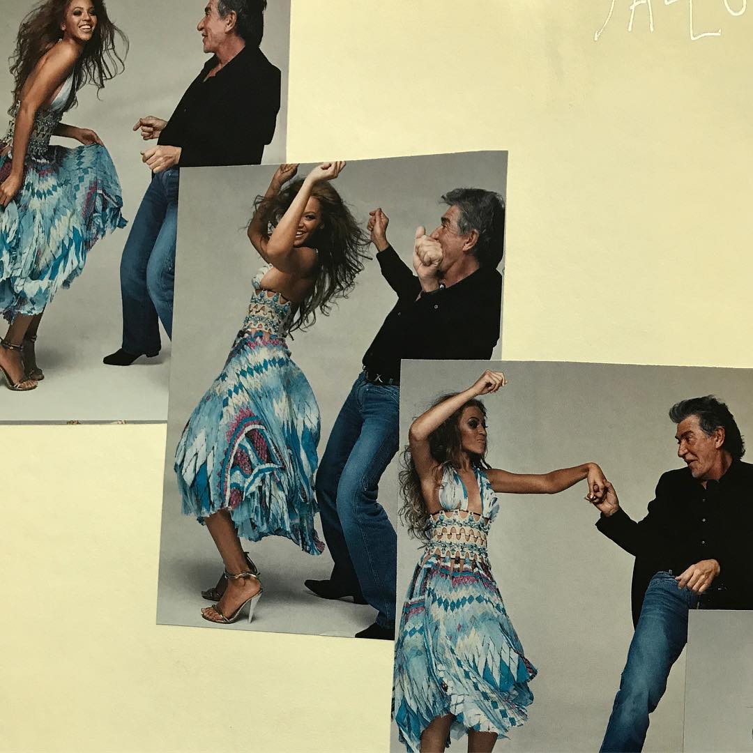 Roberto Cavalli with Beyoncé