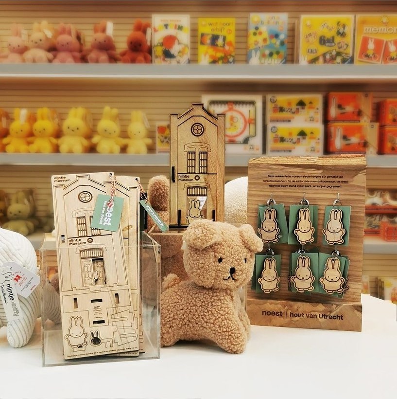 Souvenirs at the Miffy Museum gift shop