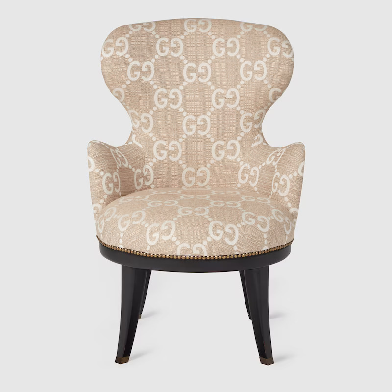 Gucci’s GG Jacquard armchair