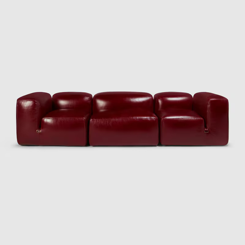 The Tacchini x Gucci 'Le Mura' sofa from the “Gucci Design Ancora” collection
