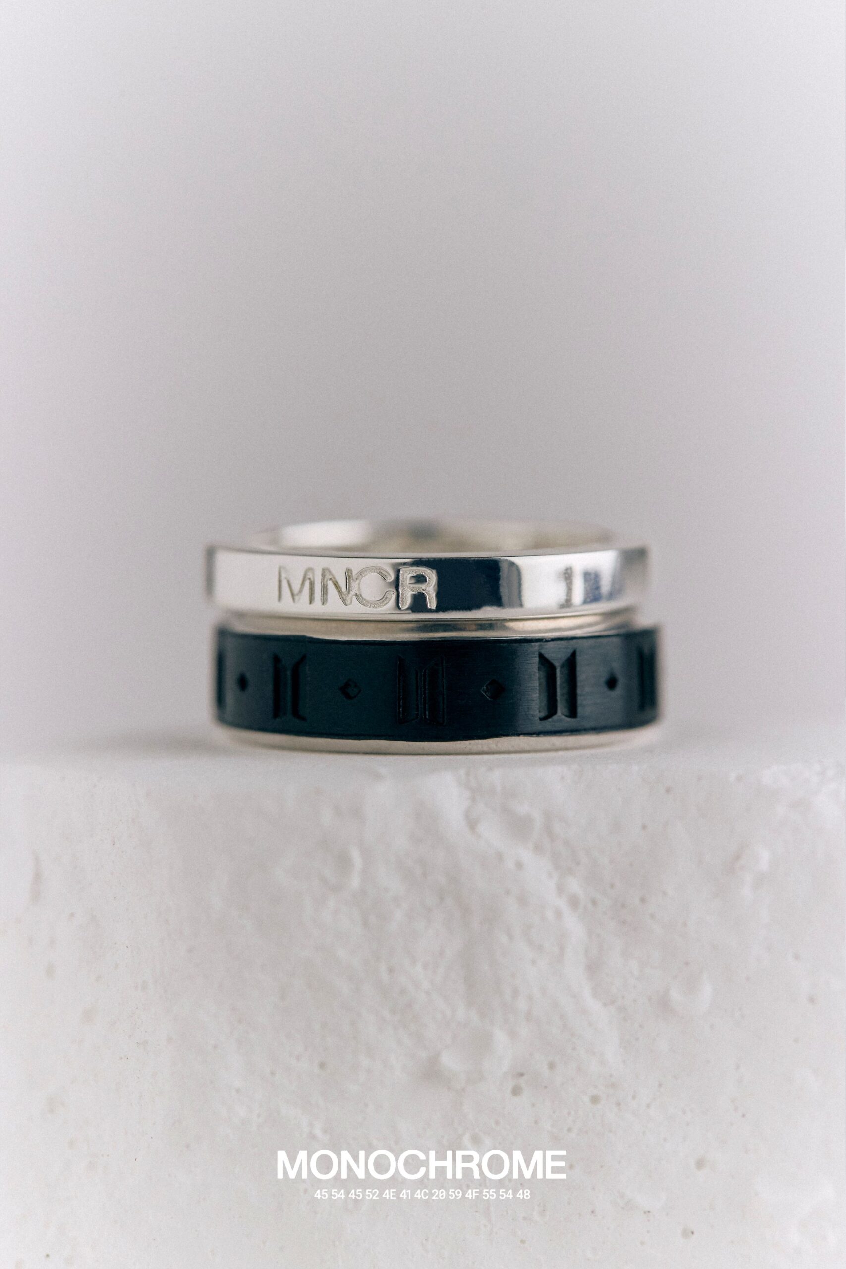 A ring from BTS' Monochrome pop-up shop