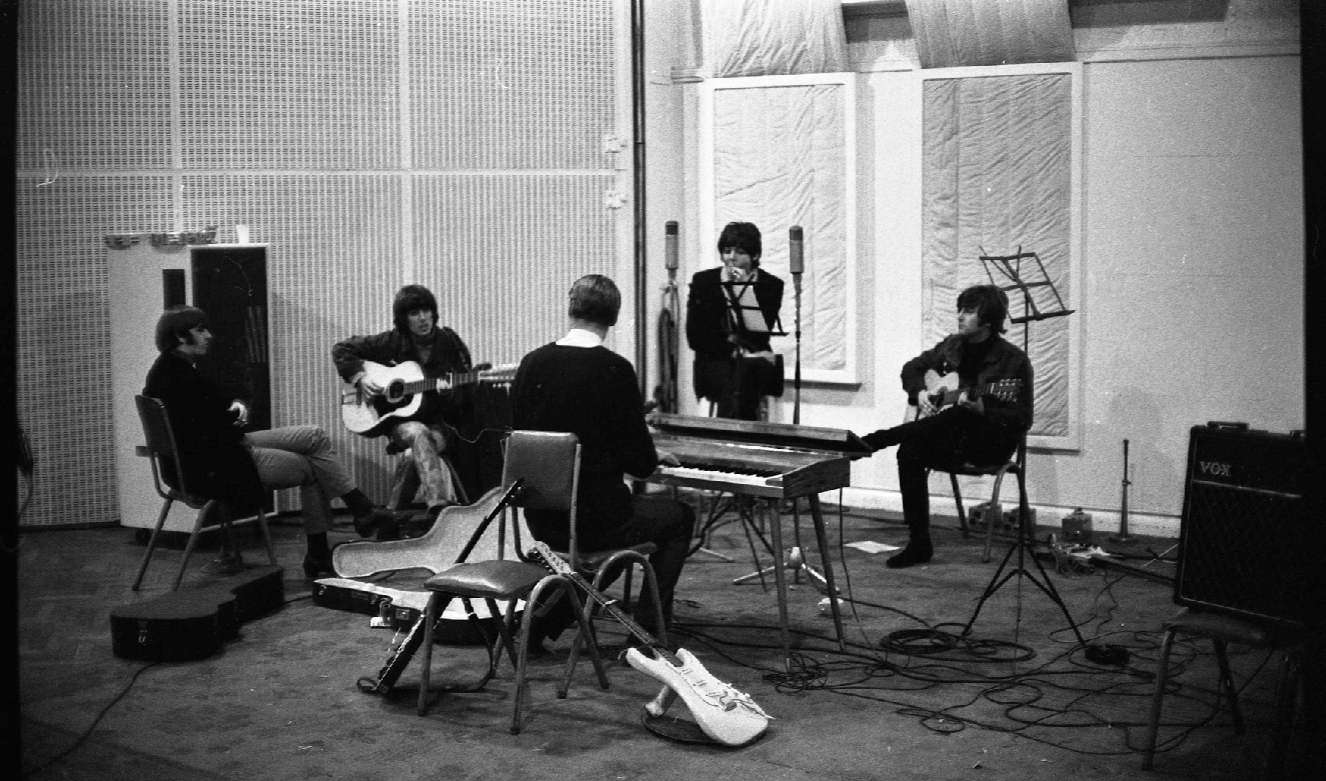 The Beatles in the studio