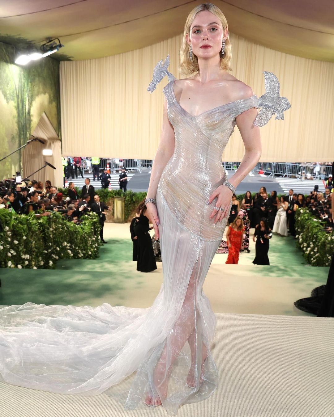 Elle Fanning at the Met Gala