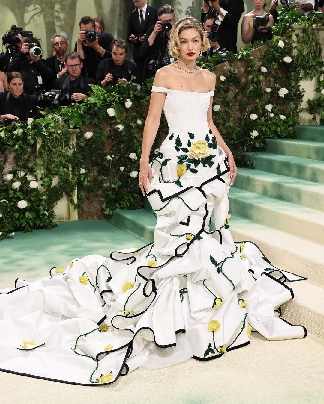 Thom Browne’s masterpiece on the gorgeous Gigi Hadid