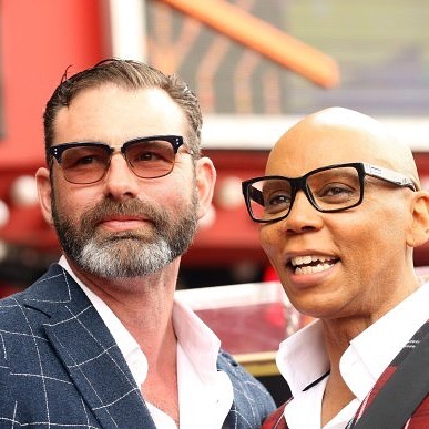 Georges LeBar and RuPaul married in 2017