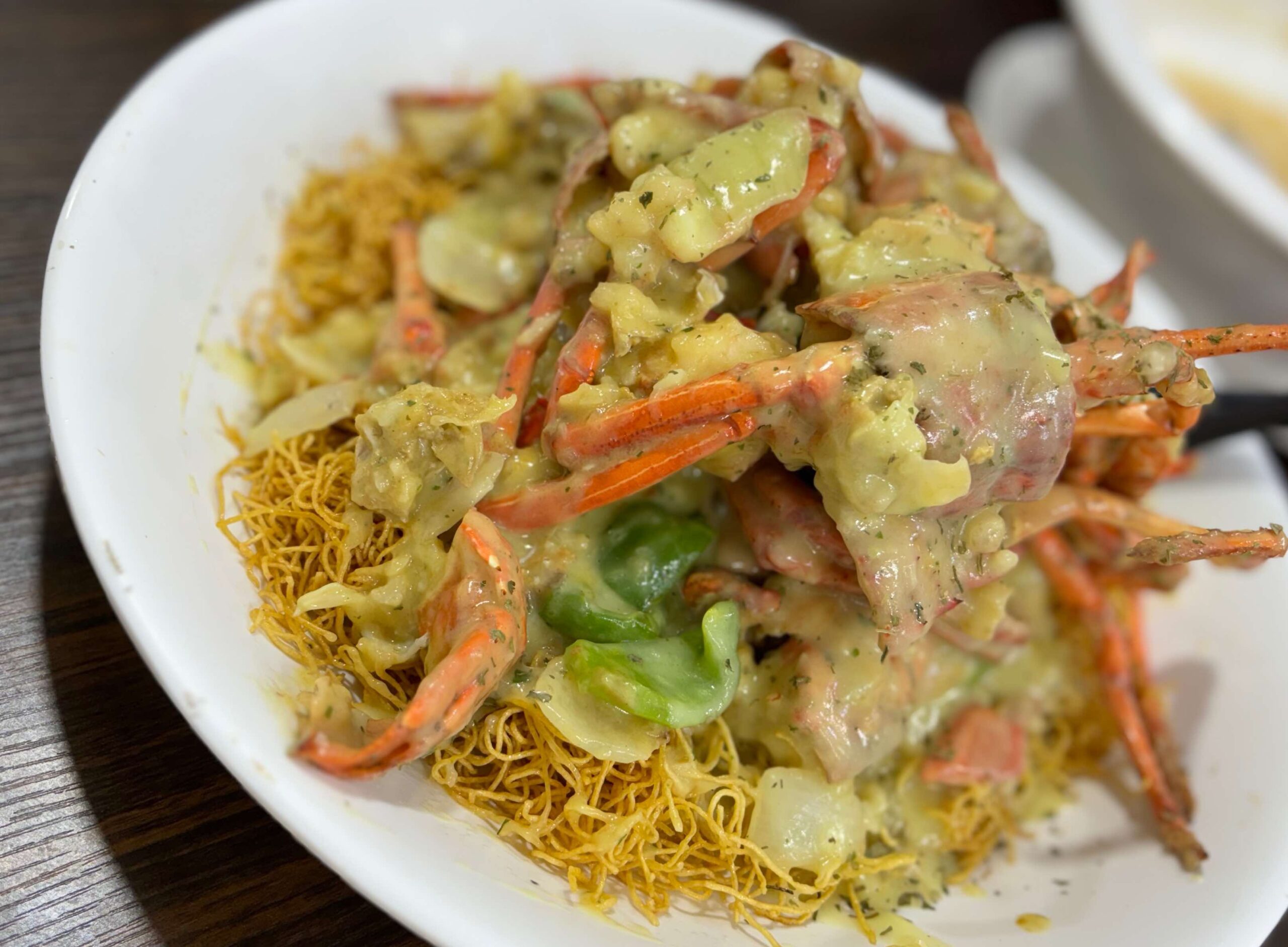 So Bor Kee Cheese Lobster with Noodles