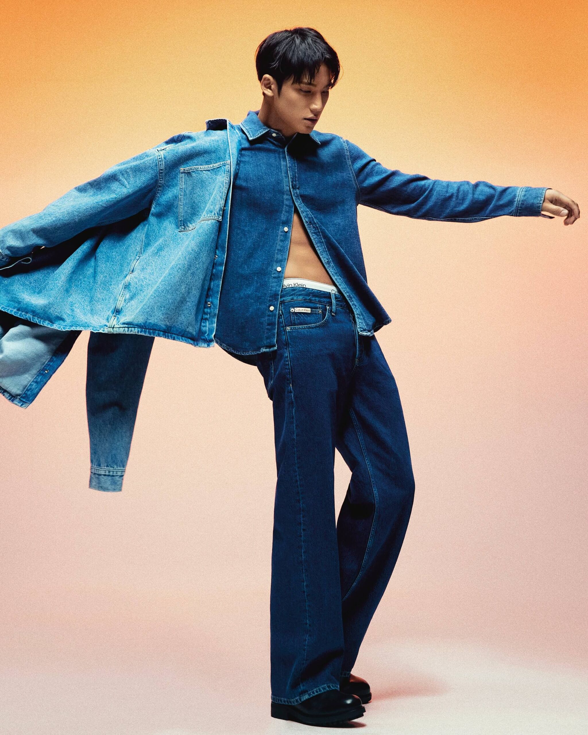 SEVENTEEN's Mingyu for Calvin and Klein's Fall 2024 campaign