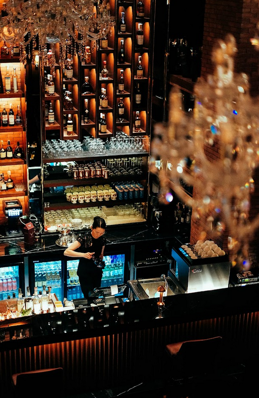 Inside Whisky Library at Newport World Resorts