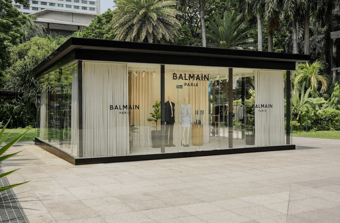 The facade of the Balmain Glasshouse in Greenbelt 5