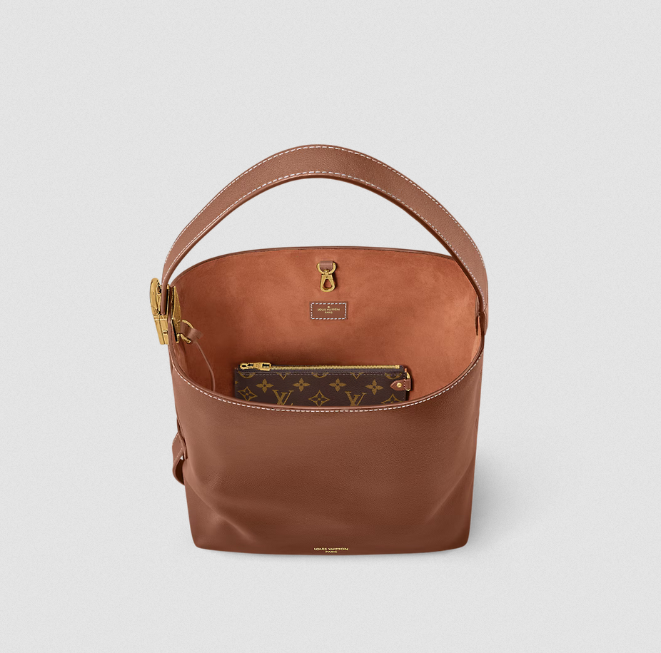 Louis Vuitton's Low Key Hobo MM in Cognac