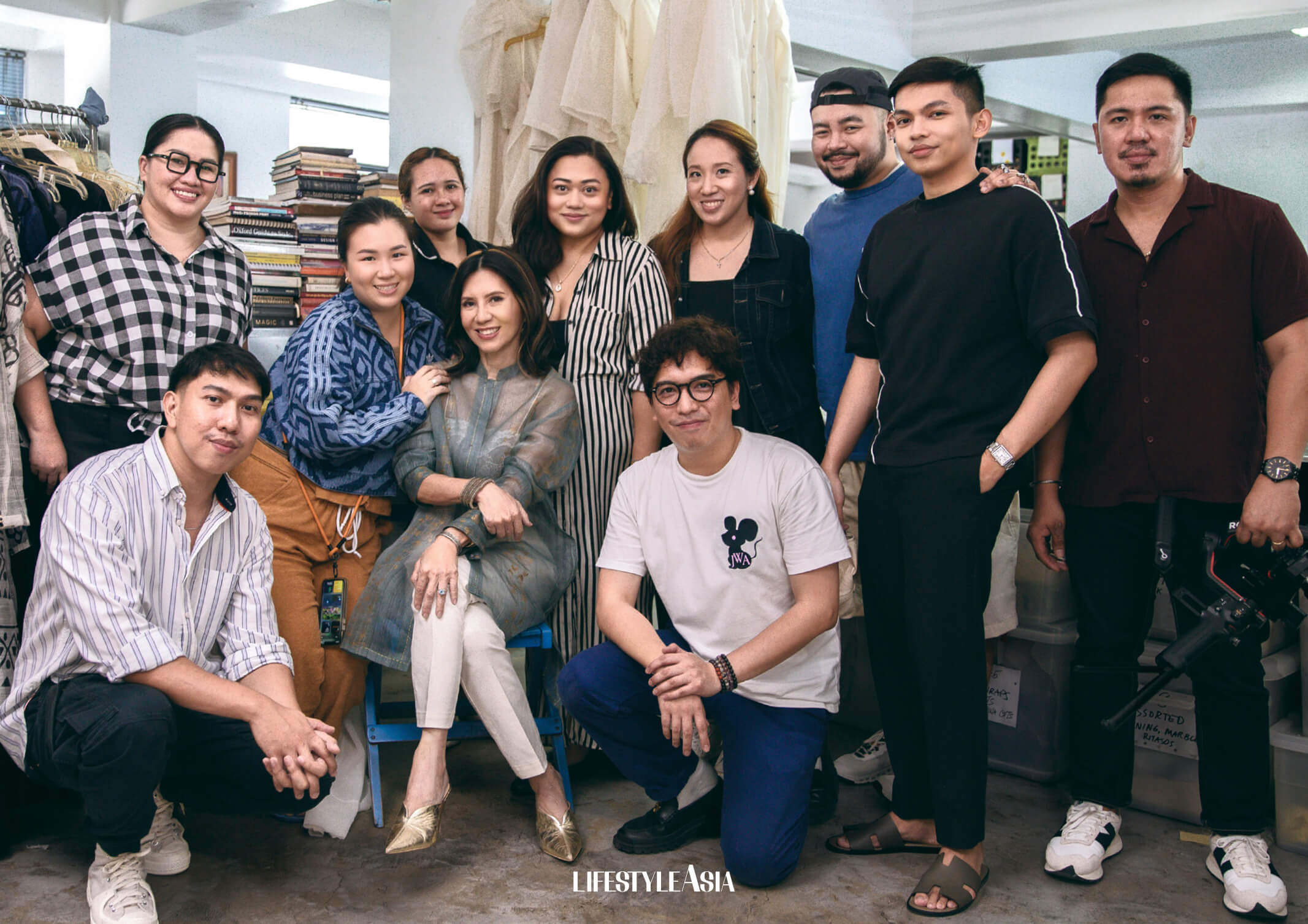 The team behind the Lifestyle Asia October 2024 Alpha cover shoot with Lulu Tan-Gan and her daughter, Jessica