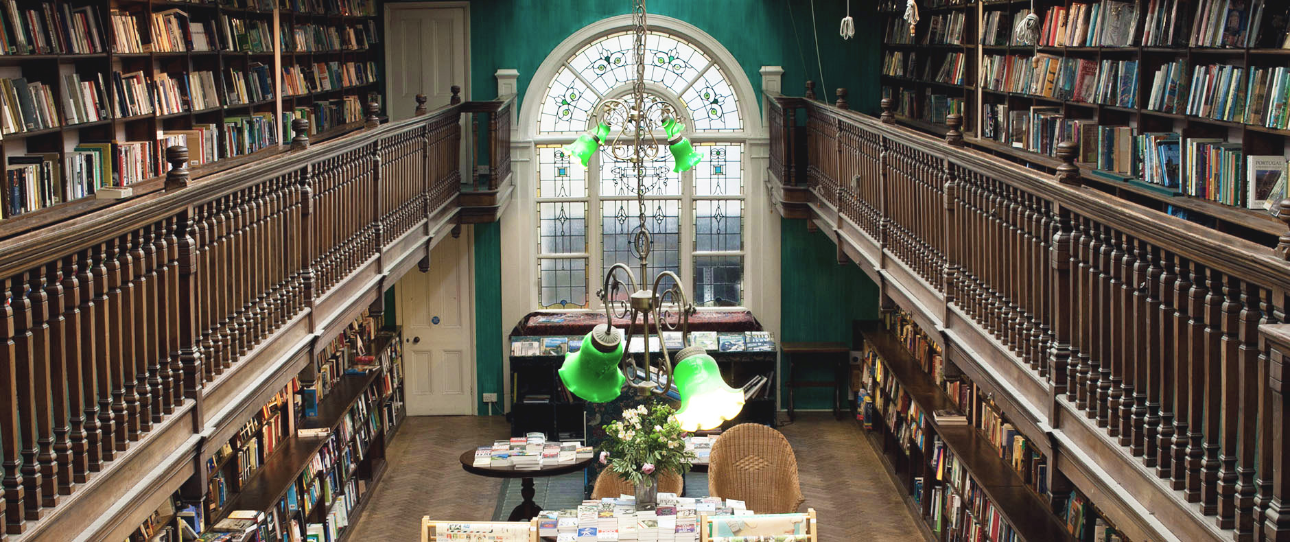 Inside Daunt Books in Marylebone High Street