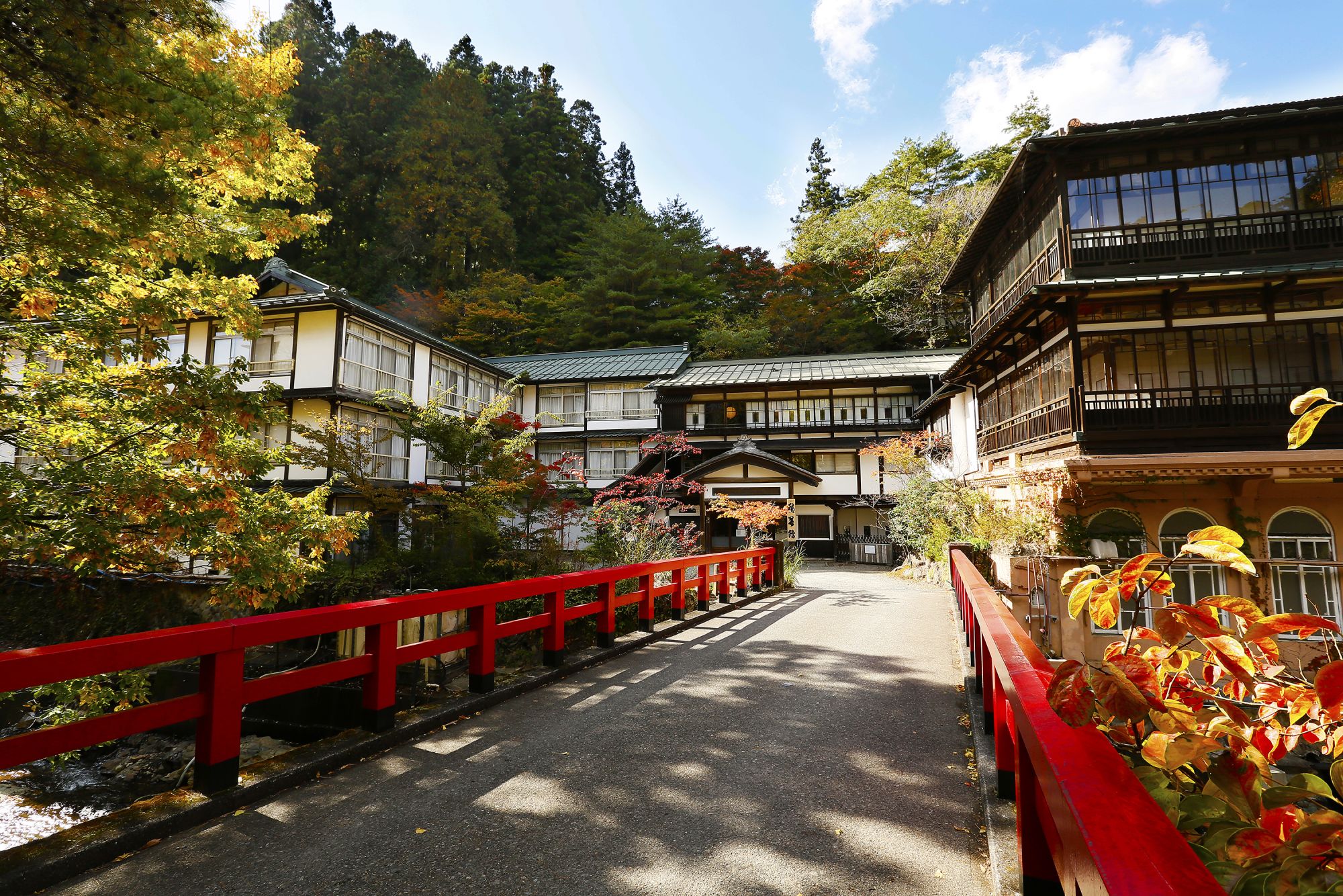 Shima Onsen in Gunma Prefecture in Japan 